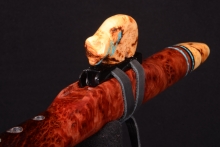 Vasticola Burl Native American Flute, Minor, Mid B-4, #G27K